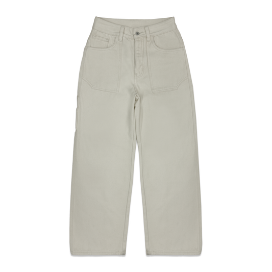 'Field' Cream Canvas Pants