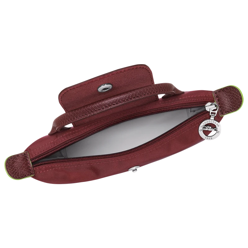 Le Pliage Original Pouch with handle Pomegranate - Recycled canvas