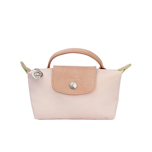 Le Pliage Original Pouch with handle Lotus Root Pink - Recycled canvas