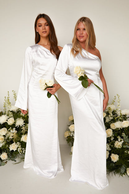 Rosie Maxi Bridesmaid Dress - Matte Ivory