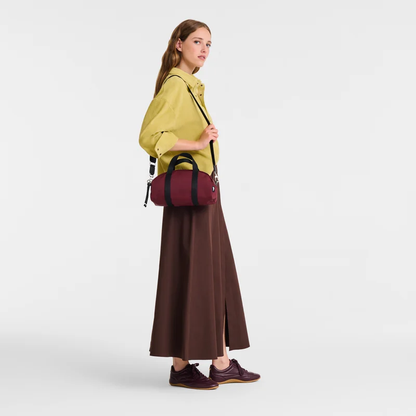 Le Pliage Energy M Handbag Burgundy - Canvas