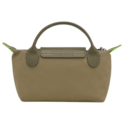 Le Pliage Original Pouch with handle Artichoke - Recycled canvas
