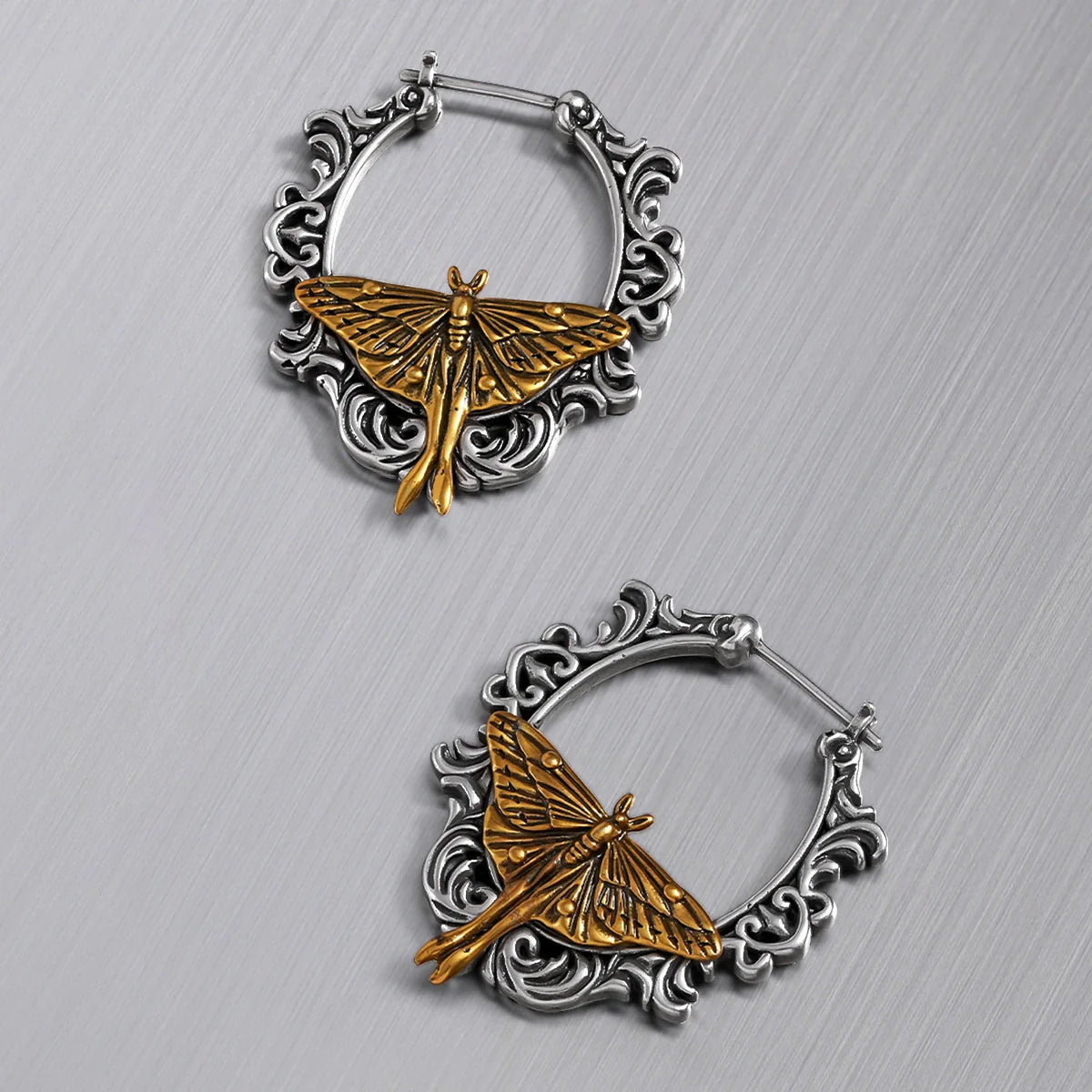 BAROQUE MOTH EARRINGS