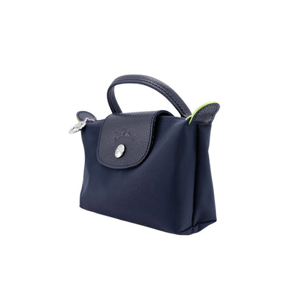 Le Pliage Original Pouch with handle Eco-Friendly Ocean Blue - Recycled canvas