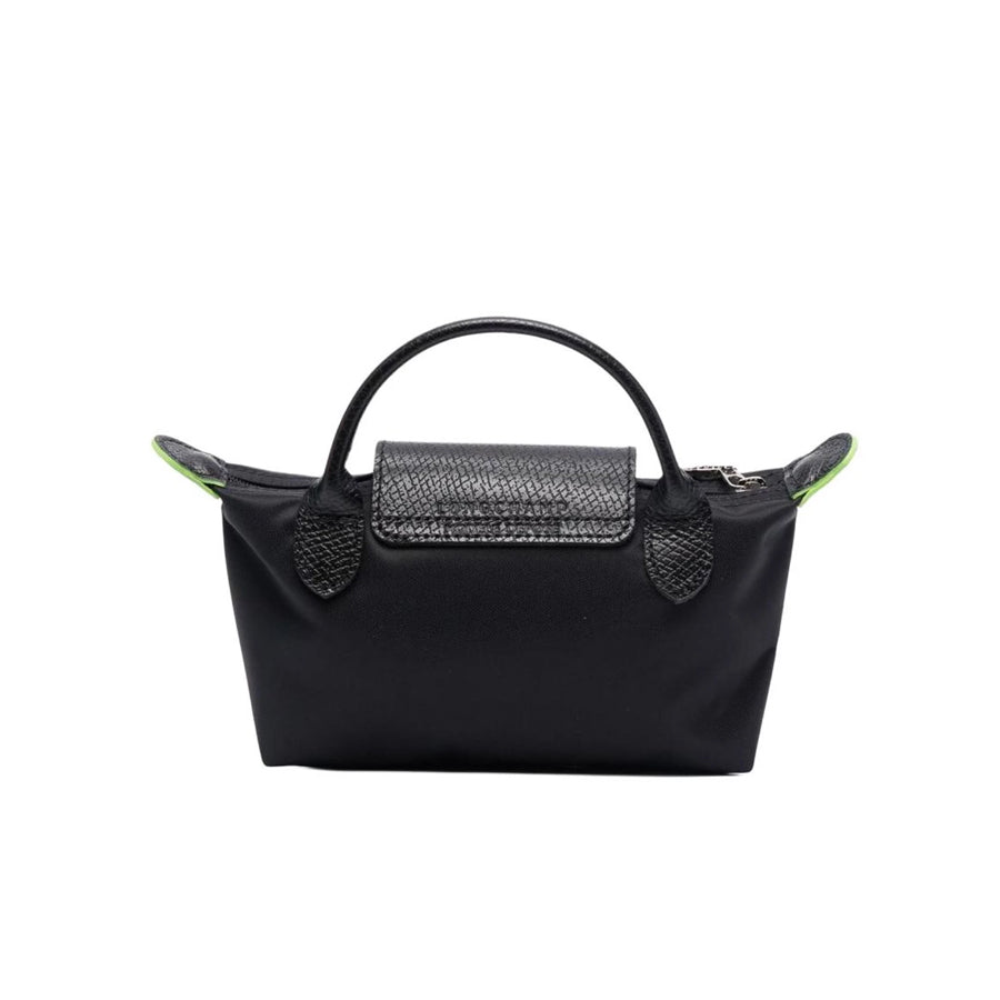 Le Pliage Original Pouch with handle Eco-Friendly Black - Recycled canvas