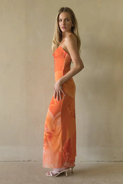 Chelley Keyhole Maxi Dress