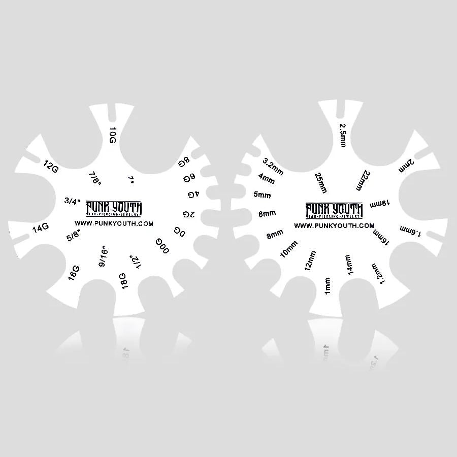 2PCS Ear Stretching & Piercing Balm + 1PCS Size Measure Tool
