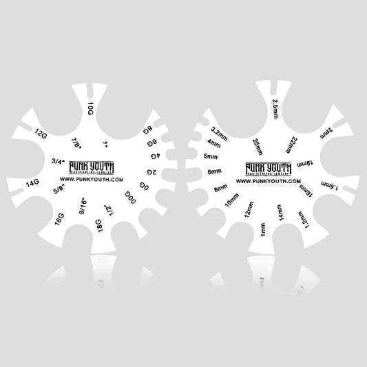 2PCS Ear Stretching & Piercing Balm + 1PCS Size Measure Tool