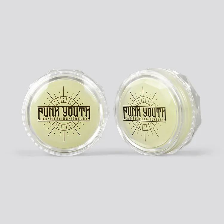 2PCS Ear Stretching & Piercing Balm + 1PCS Size Measure Tool