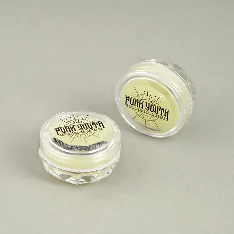1PCS Ear Stretching & Piercing Balm + 1PCS Size Measure Tool