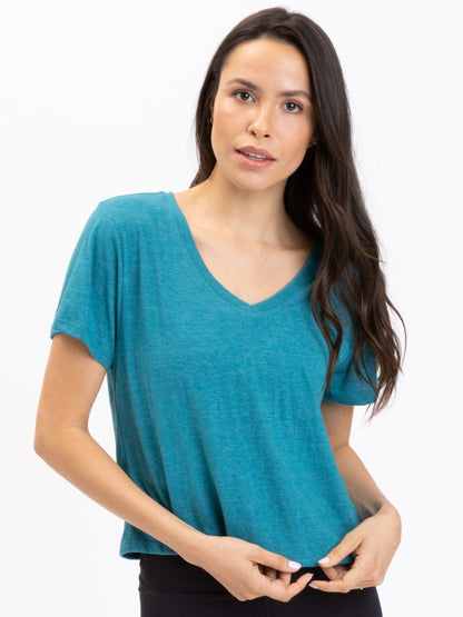 Core Triblend Jersey V-Neck Tee