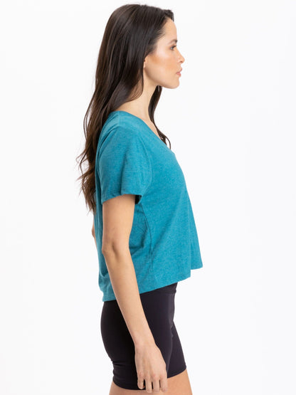 Core Triblend Jersey V-Neck Tee