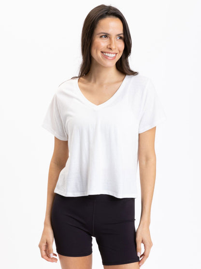 Core Triblend Jersey V-Neck Tee