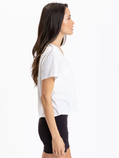 Core Triblend Jersey V-Neck Tee