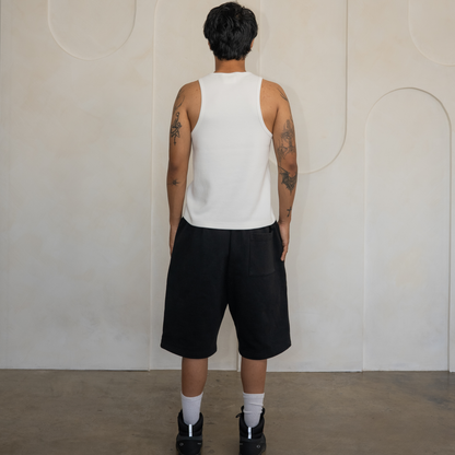 'Black' Baggy Sweat Shorts