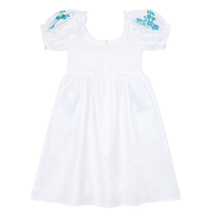 Fanm Mon x Minnow Girl's Puff Sleeve Dress