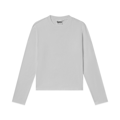 'Tandem' Cream Ribbed Long sleeve